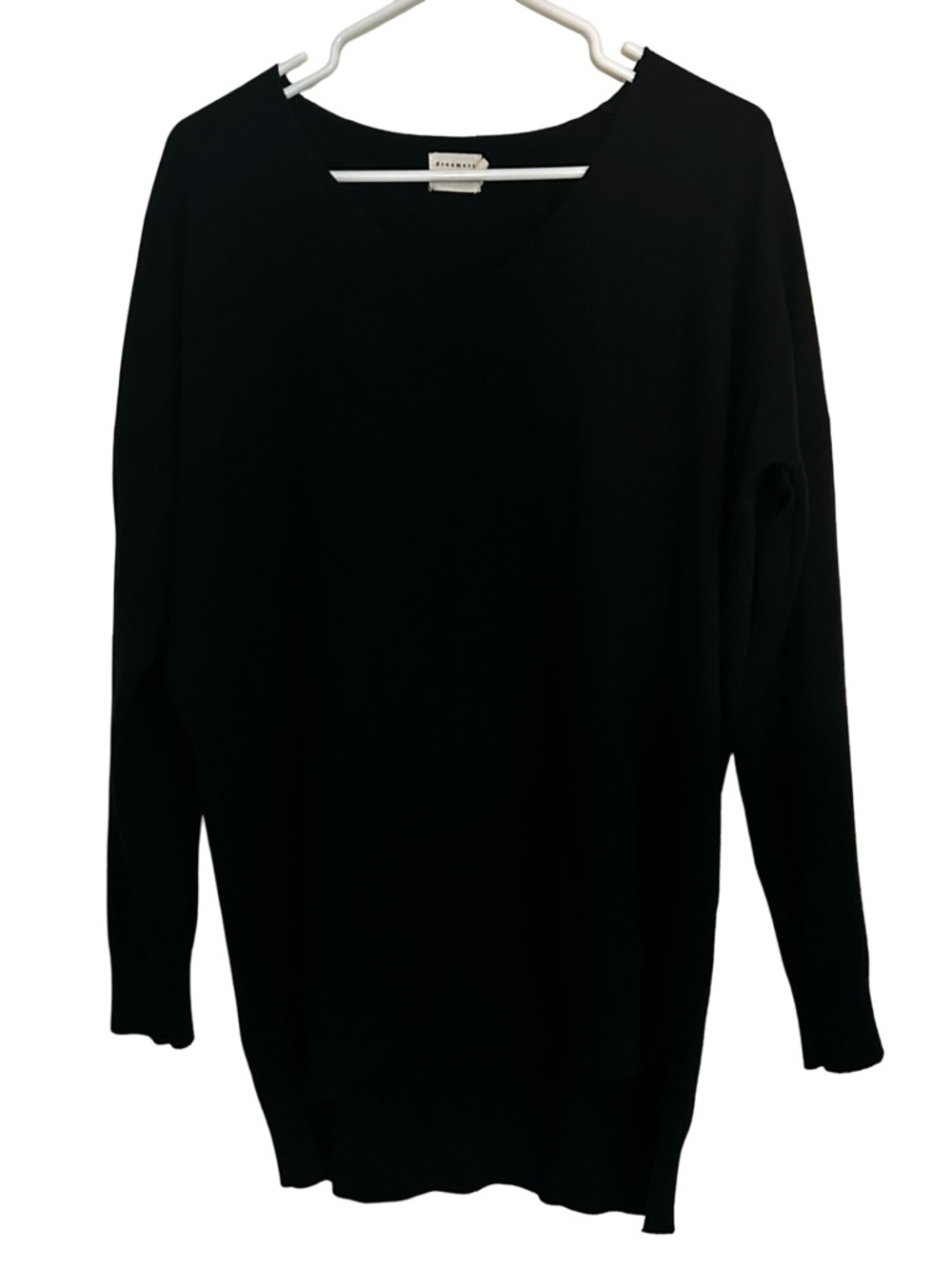 Dreamers by Debut Black V-Neck Top